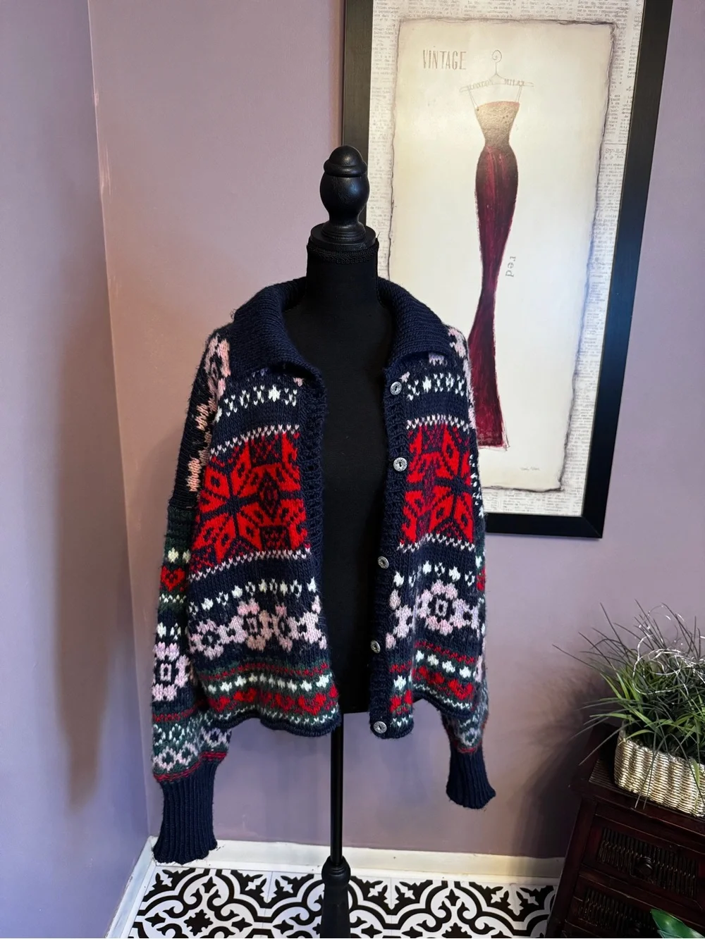 Free People Multicolor Knit Cardigan Sweater